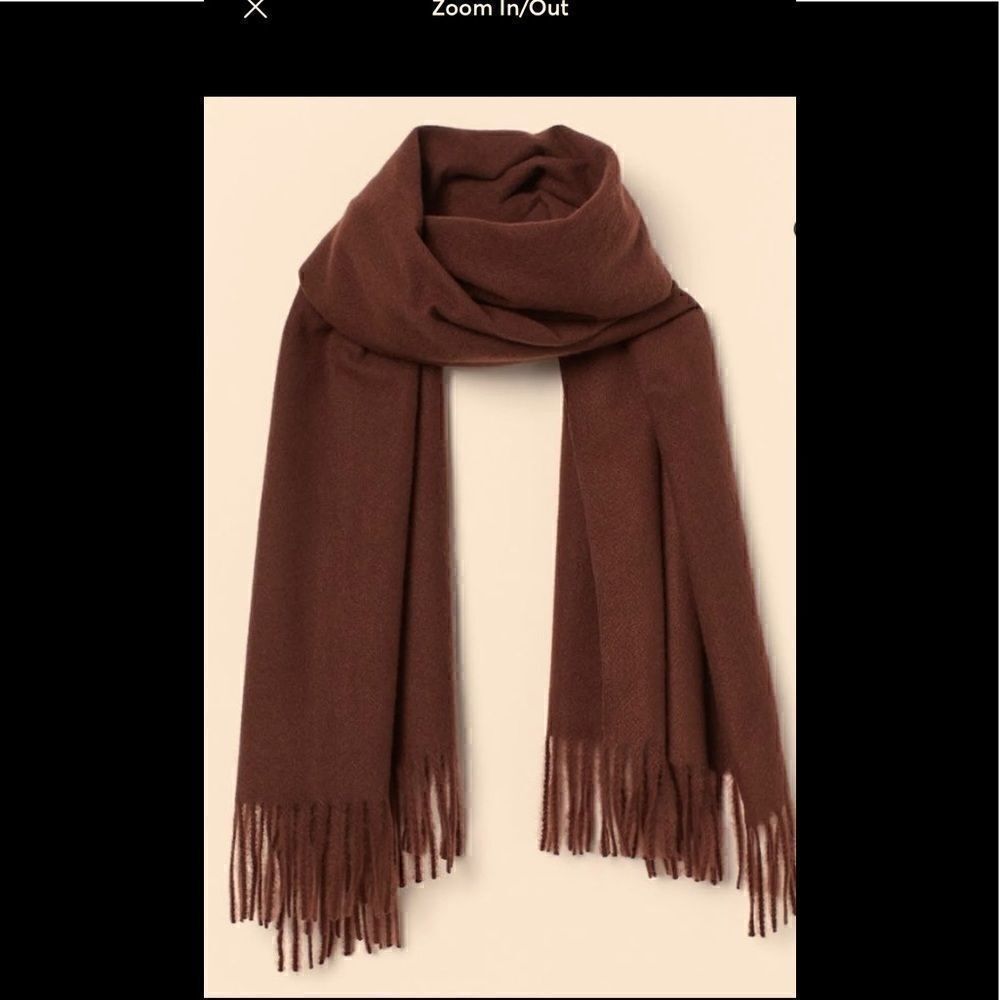 🎁Heather Micro Fleece  Fashion Brown Scarf one Size fits